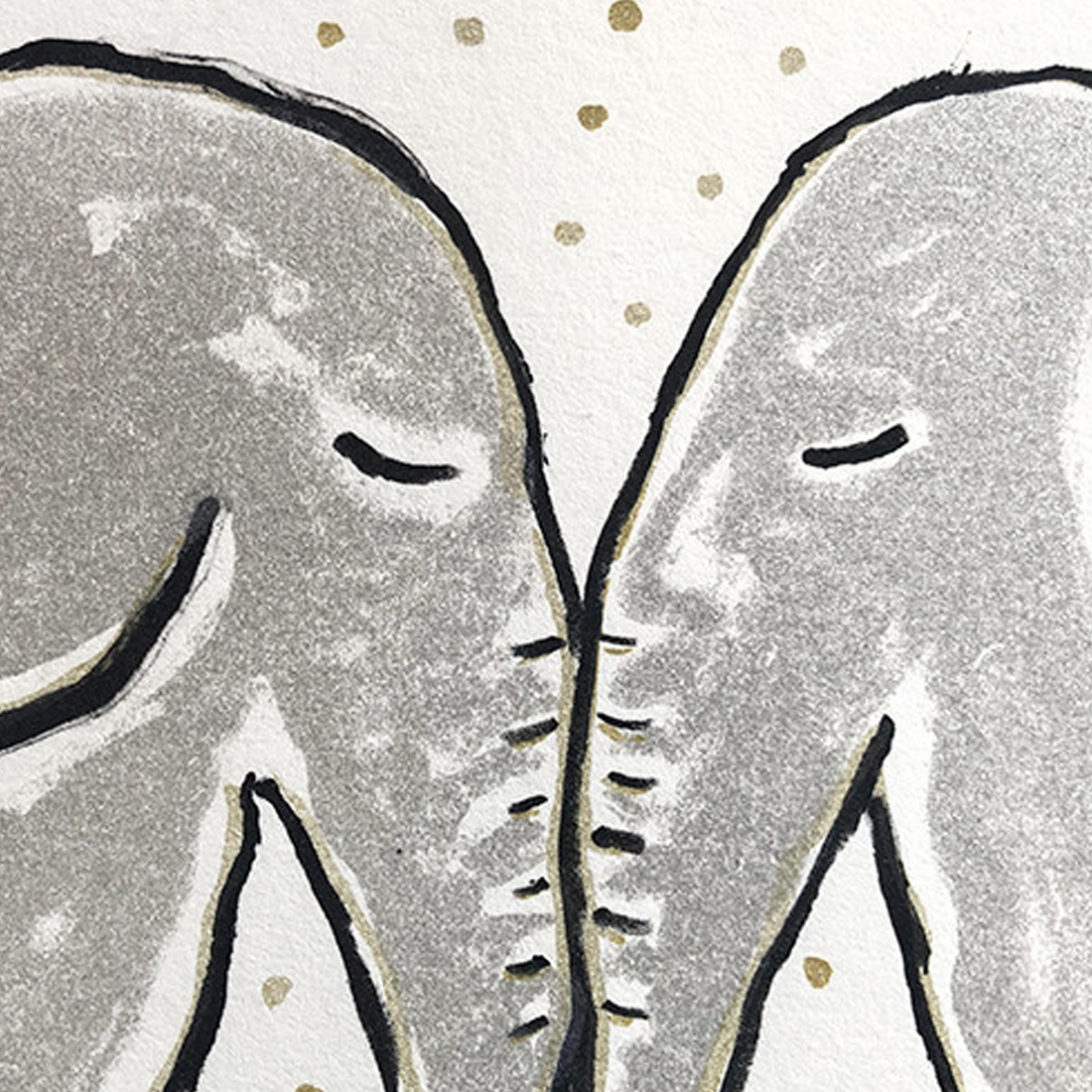 作品「Pair of Elephants」