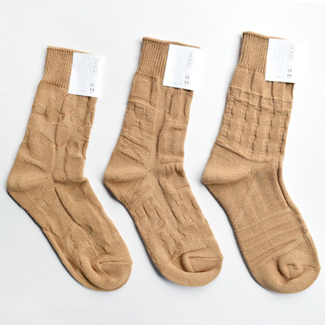 凸凹socks（BEIGE）