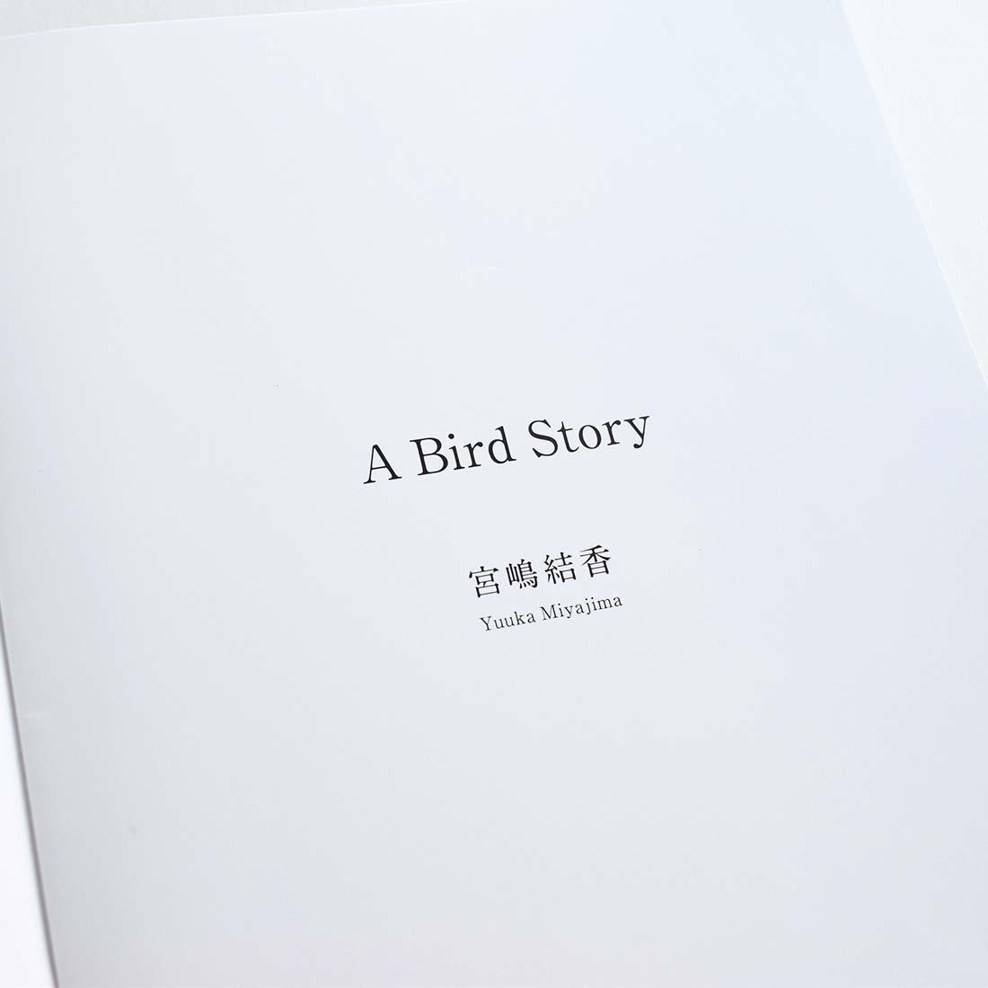 冊子「A Bird Story」